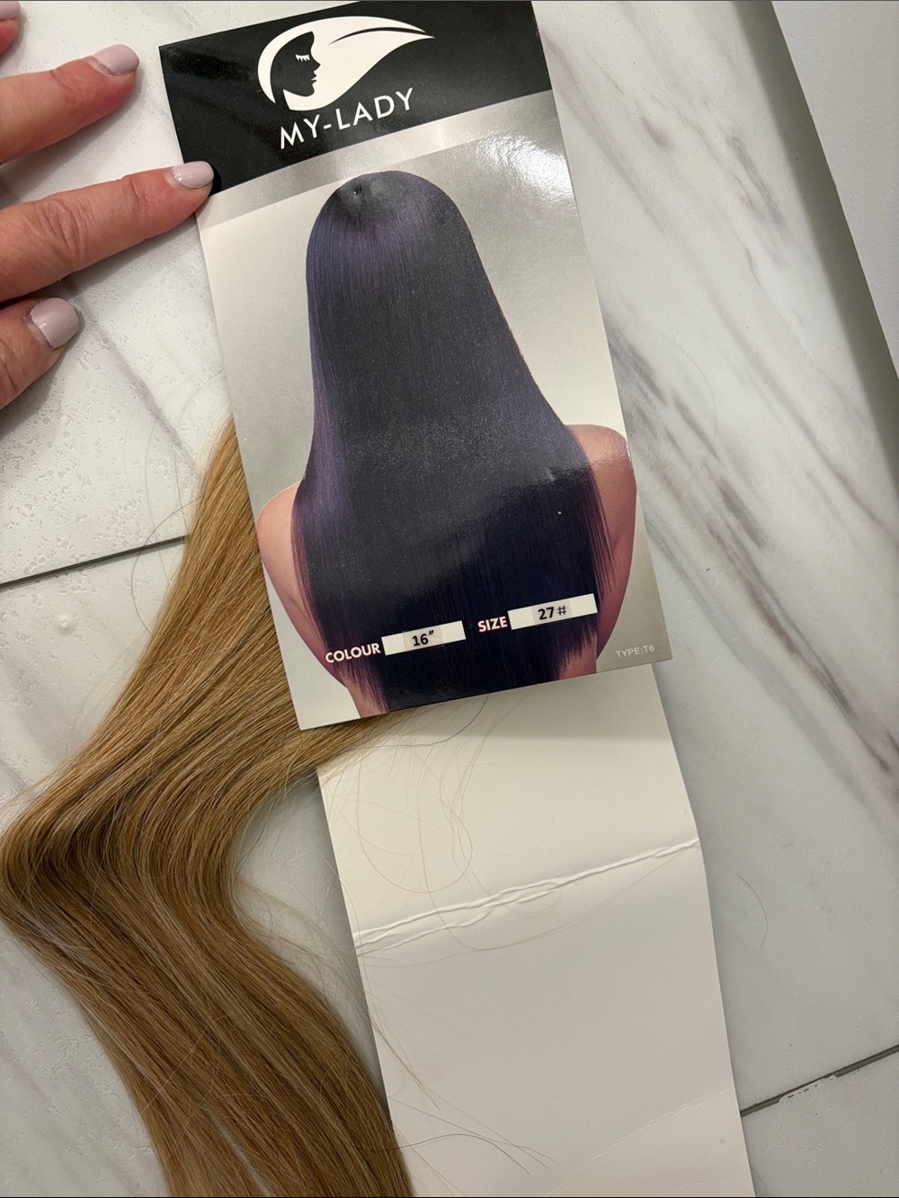 16” Women's Hair Extension - Light Brown NEW !